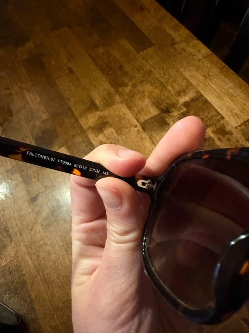 Tom Ford Tortoiseshell Brown Lens Oversized Sunglasses - Picture 2 of 5